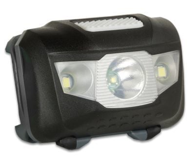 Arcas - Hodelykt - LED - 7-modus - 5 W - svart
