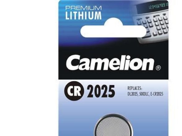 Camelion CR2025, litium, 1 kpl(t)