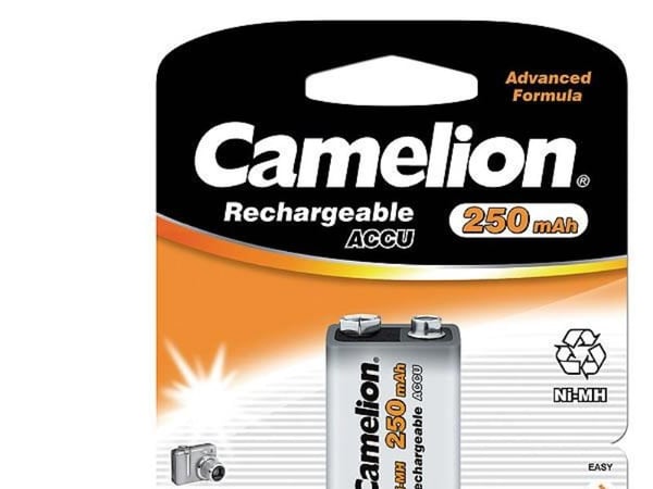 Camelion NH-9V250-BP1 - Batteri 9V - NiMH - (ladbare) - 250 mAh
