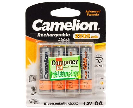 Camelion NH-AA2500-BC4 - Batteri 4 x AA-type - NiMH - (oppladbart) - 2500 mAh