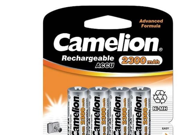 Camelion NH-AA2300BP4, Oppladbart batteri, AA, Nikkelmetallhydrid (NiMH), 1,2 V, 4 stykker, 2300 mAh