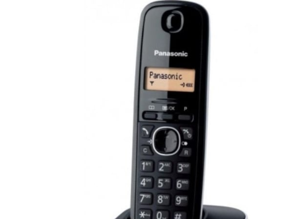Panasonic KX-TG1611, DECT-puhelin, 50 entries, Soittajan tunnistus, Musta, Valkoinen