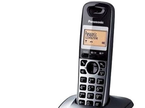 Panasonic KX-TG2511, DECT-puhelin, Johdoton puhelin, Kaiutinpuhelin, 50 entries, Soittajan tunnistus, Harmaa