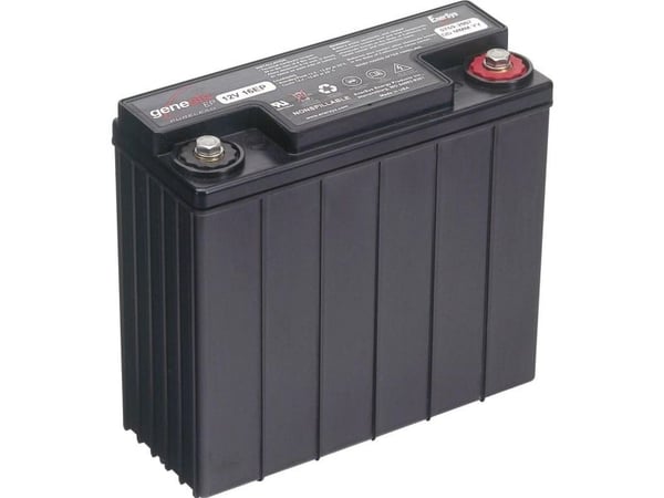 EnerSys Genesis 12EP16 blybatteri 12 V 16 Ah blyfleece (B x H x D) 182 x 168 x 76 mm M6 skrutilkobling vedlikeholdsfritt lav selvutladning