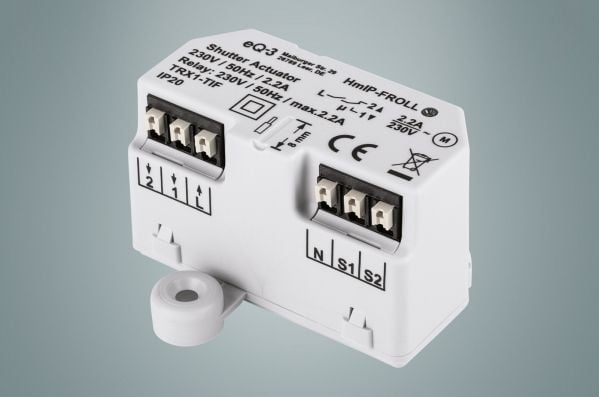 HomeMatic IP Homatisk IP rullesjalusi Batteri skjult, bryter