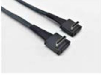 Intel OCuLink Cable Kit AXXCBL620CRCR - Intern SAS-kabel - 4i MiniLink SAS (SFF-8611) (hane) högervinklad till 4i MiniLink SAS (SFF-8611) (hane) hö...