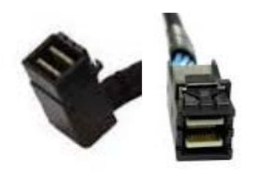 Intel mSAS-HD Cable Kit AXXCBL650HDHRT - Intern SAS-kabel - 4x mini-SAS HD (SFF-8643) (hane) rak till 4x mini-SAS HD (SFF-8643) (hane) högervinklad...