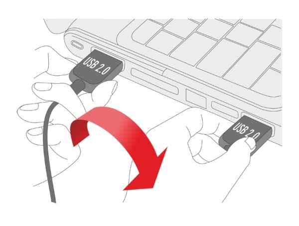 Delock Easy - USB-kabel - USB (hann) reversibel til Micro-USB type B (hann) - USB 2.0 - 50 cm - svart