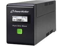 PowerWalker VI 600 SW, 0,6 kVA, 360 W, Sinus, 220 V, 240 V, 50/60 Hz