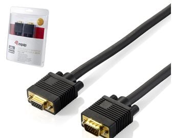 Equip 218130, 1,8 m, VGA (D-Sub), VGA (D-Sub), hane, hona, svart
