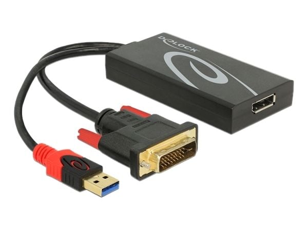 Delock - Videomuuntaja - DVI - DisplayPort - lajittelu - detailsalg