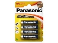 Panasonic 1x4 LR6APB, Engangsbatteri, Alkalinsk, 1,5 V, Blå, Gull, 14,5 mm, 14,5 mm