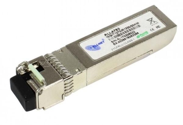 ALLNET - SFP+ transceivermodul - 10GbE - over fiberoptikk - LC-enkeltmodus - opp til 20 km - 1270 (TX) / 1330 (RX) nm