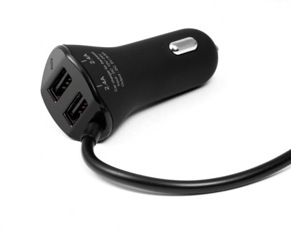 Technaxx Family Car Charger TE14, Auto, Tupakansytytin, 5 V, 1,8 m, Musta