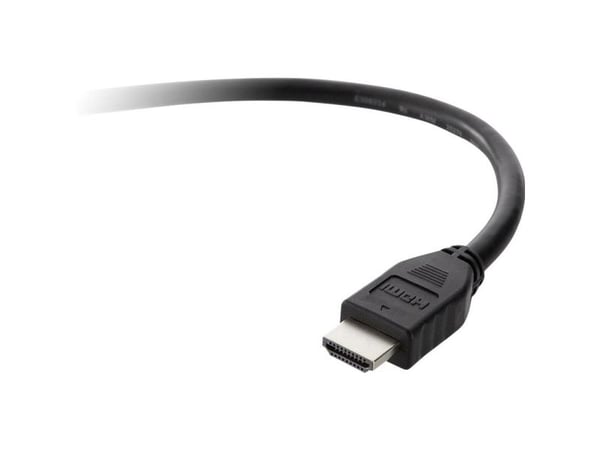 Belkin Standard - HDMI-kabel - HDMI hann til HDMI hann - 1.5 m - dobbeltisolert - svart - 4K-støtte