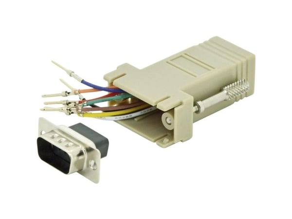 ASSMANN - Seriell adapter - DB-9 (P) til RJ-45 (R) - tommelskruer - beige
