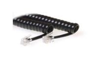 MicroConnect - Telefonkabel - RJ-10 (hann) til RJ-10 (hann) - 1.5 m - svart
