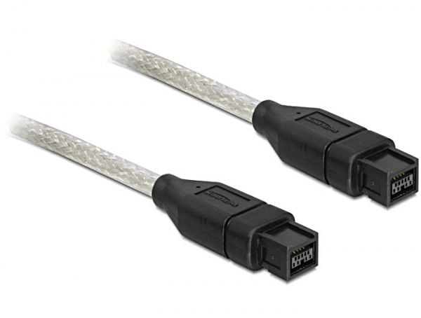 Delock - IEEE 1394-kabel - FireWire 800 (hann) til FireWire 800 (hann) - 1 m