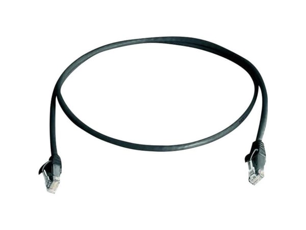 Telegärtner U/UTP, Cat 6, 3 m, 3 m, Cat6, U/UTP (UTP), RJ-45, RJ-45, Svart