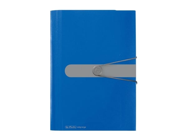 Herlitz 11208402, A4, Polypropylen (PP), Blå, Stående, 300 ark, 12 lommer