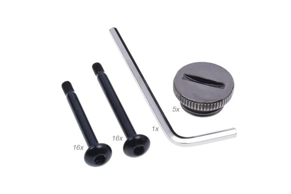 Alphacool NexXxoS UT60, Jäähdytin, Messinki, Kupari, Terästä, Musta, 12 cm, 124 mm, 520 mm