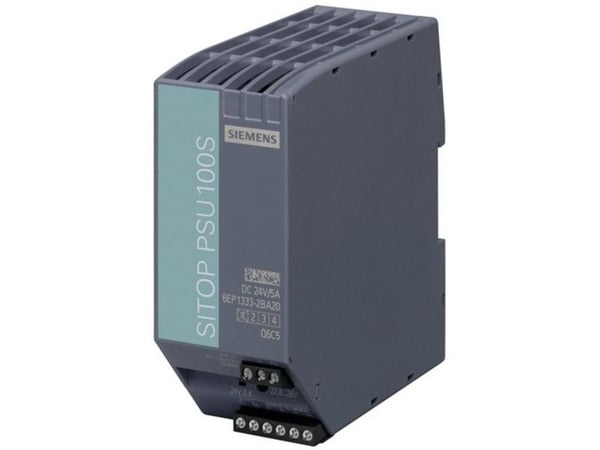 Siemens SITOP PSU100S - Strømforsyning (DIN-skinnemonterbar) - AC 120/230 V - 144 watt - enkeltfase