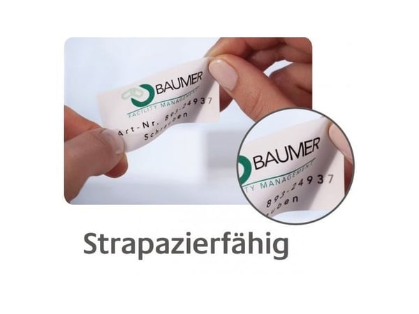 Avery Papier, Folien, Etiketten, Hvit, Selvklebende skriveretikett, A4, Folie, Polyester, Laser, Permanent
