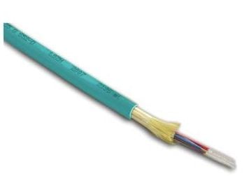 DIGITUS - Samlet kabel - fiberoptisk - 50 / 125 mikroner - OM3 - halogenfri, utendørs - akvamarin