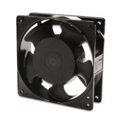 Digitus DN-19 FAN-2 - Systemviftebrett - med 2 kjølevifter, termostat - svart, RAL 9005 - 19"