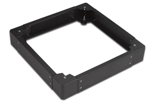 DIGITUS Professional - Rack-sokkel - svart, RAL 9005 - 19"