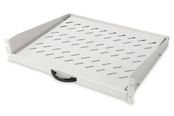 Digitus DN-19-TRAY-2-450, Kehikon hylly, Terästä, Harmaa, 1 kpl