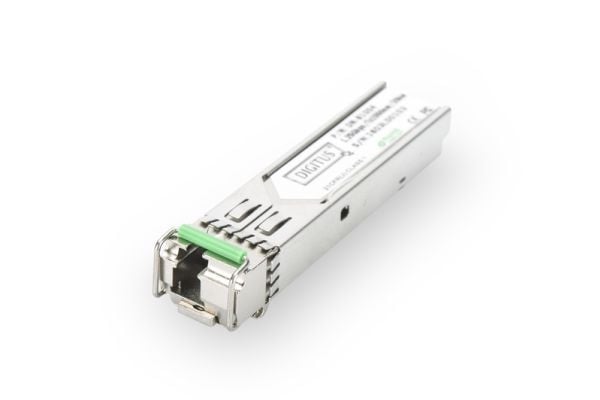DIGITUS Professional DN-81004-01 - SFP (mini-GBIC) transceiver modul - GigE - 1000Base-LX, 1000Base-BiDi - LC enkelttilstand - op til 20 km - 1550 ...