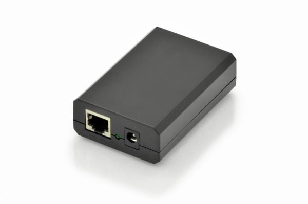 DIGITUS Professional DN-95204 - PoE fordeler - DC 34 - 57 V - 12 Watt - output-stikforbindelser: 1 - sort