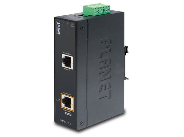 PLANET IPOE-162 - Strøminjektor - AC 24 / DC 24-48 V - 30 watt - utgangskontakter: 1