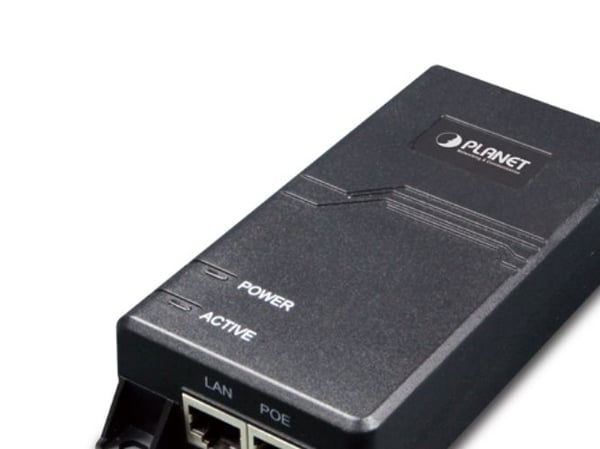 PLANET POE-173 - Strøminjektor - AC 100-240 V - 60 watt - utgangskontakter: 1