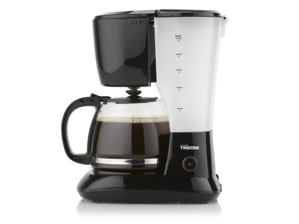 Tristar CM-1245, Kaffebrygger (drypp), 1,25 l, Malt kaffe, 750 W, Sort