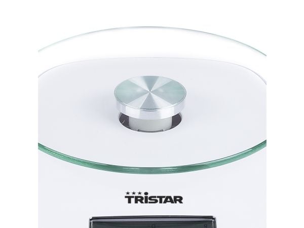 Tristar KW-2445, Elektronisk kjøkkenvekt, 5 kg, 1 g, Hvit, Glass, Metall, Plast, Glass