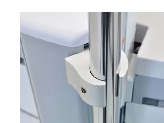 Ergotron StyleView IV Pole Clamp Kit - Monteringskomponent (2 klemmer, tilkoplingsbrakett) - aluminium