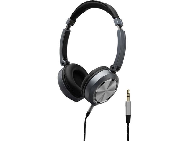 Monacor MD-460, Koblet med ledninger (ikke trådløs), 10 - 20000 Hz, Musikk, 120 g, Hodetelefoner, Grå, Sølv