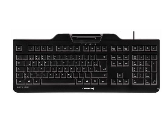 CHERRY KC 1000 SC - Tastatur - USB - Belgisk - svart