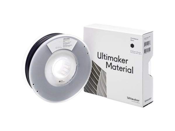 UltiMaker PLA M0751 Black 750 211399 PLA-filament 2,85 mm 750 g sort (1 stk)