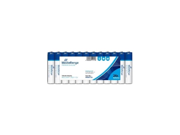 MediaRange Premium - Batteri 24 x AAA - Alkalisk