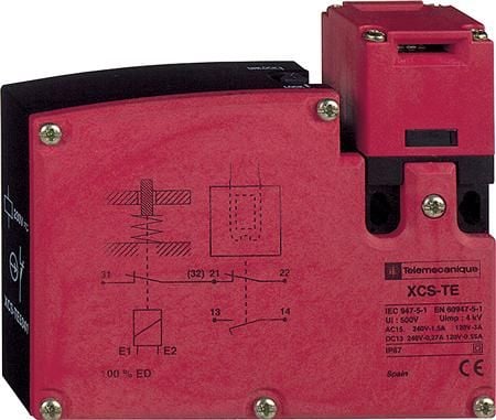 Schneider Electric XCSTE5312, Kabel, 0,5 m/s, IP67, Class II EN/IEC 61140, 110 mm, 33 mm