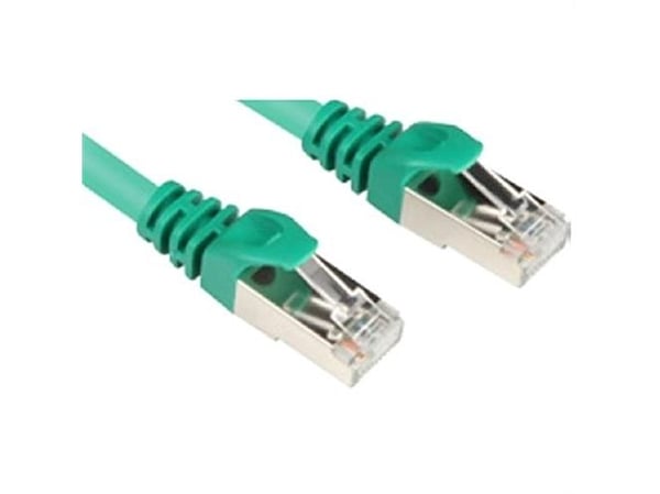 Sharkoon - Koblingskabel - RJ-45 (hann) til RJ-45 (hann) - SFTP - CAT 6 - grønn