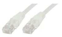 MicroConnect - Nettverkskabel - RJ-45 (hann) til RJ-45 (hann) - 40 m - UTP - CAT 5e - med støvel, flertrådet - hvit