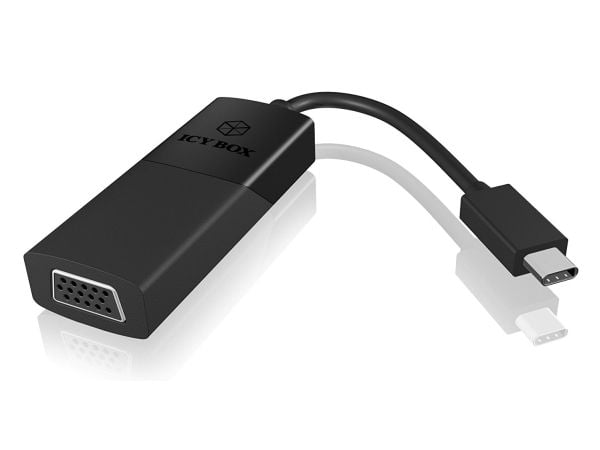 ICY BOX 60021 USB-grafikadapter 2048 x 1152 pixlar svart
