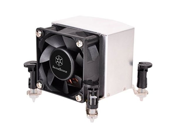 SilverStone Argon Series AR09-115XP - Prosessorkjøler - (for: LGA1156, LGA1155, LGA1150, LGA1151) - aluminium og kobber - 60 mm