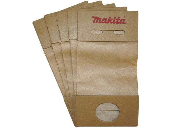 Makita - Støvpose - 5 deler - for Makita BO3711, BO4555, BO4565, BO5031, BO5041, DBO180