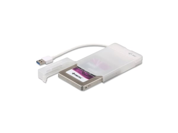 i-Tec MySafe Advance - Lagringspakke - 2,5" - SATA 6Gb/s - USB 3.0 - hvit
