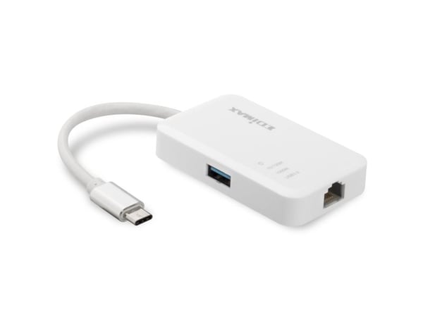 Edimax EU-4308 - Nettverksadapter - USB-C 3.1 - Gigabit Ethernet x 1 + USB 3.0 x 3